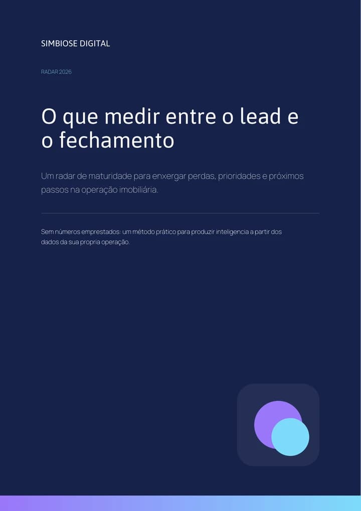 Capa do material Radar da operação imobiliária